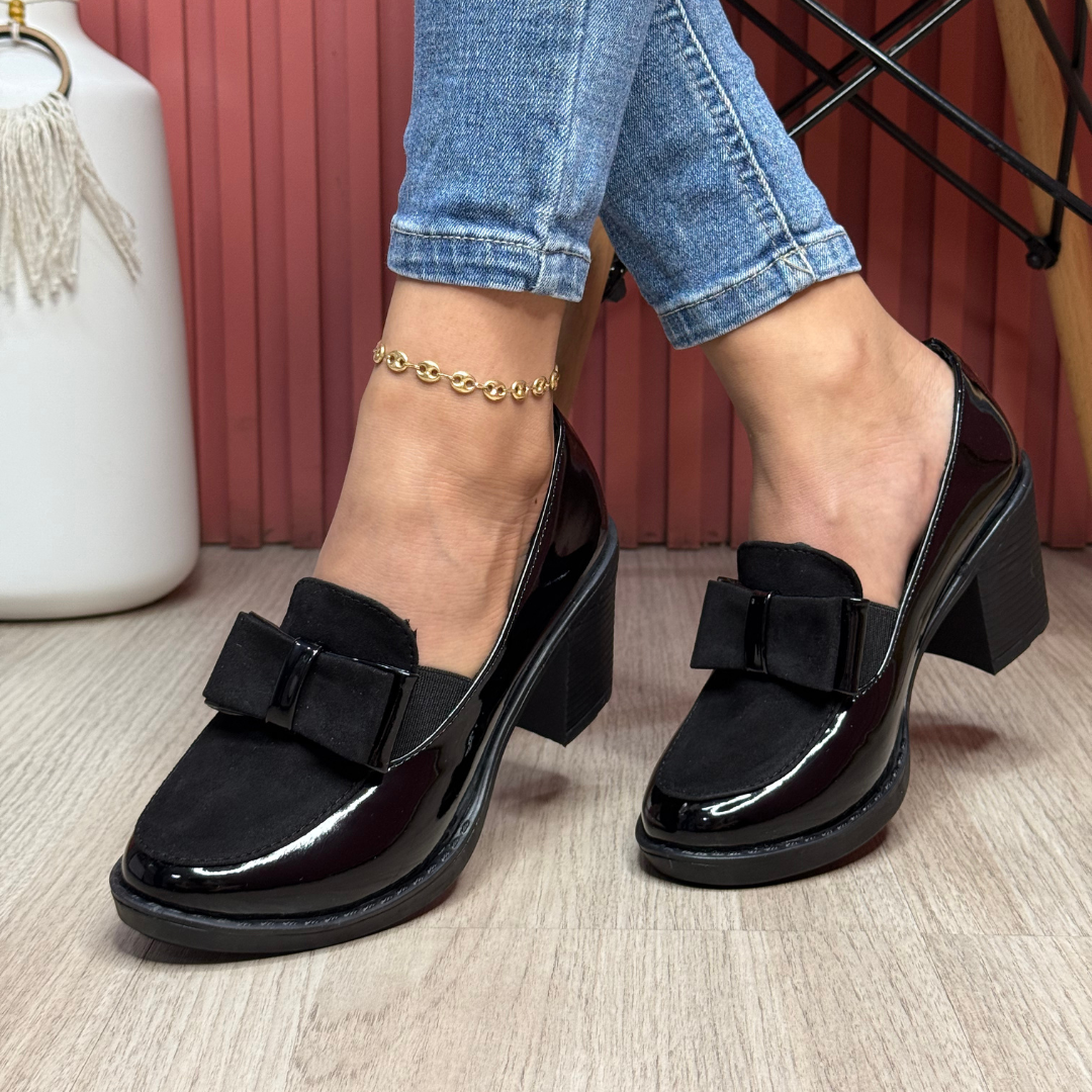 Tacon Corrido Zapatos Flexi Para Dama De Tacon Flexi Botin Tacon