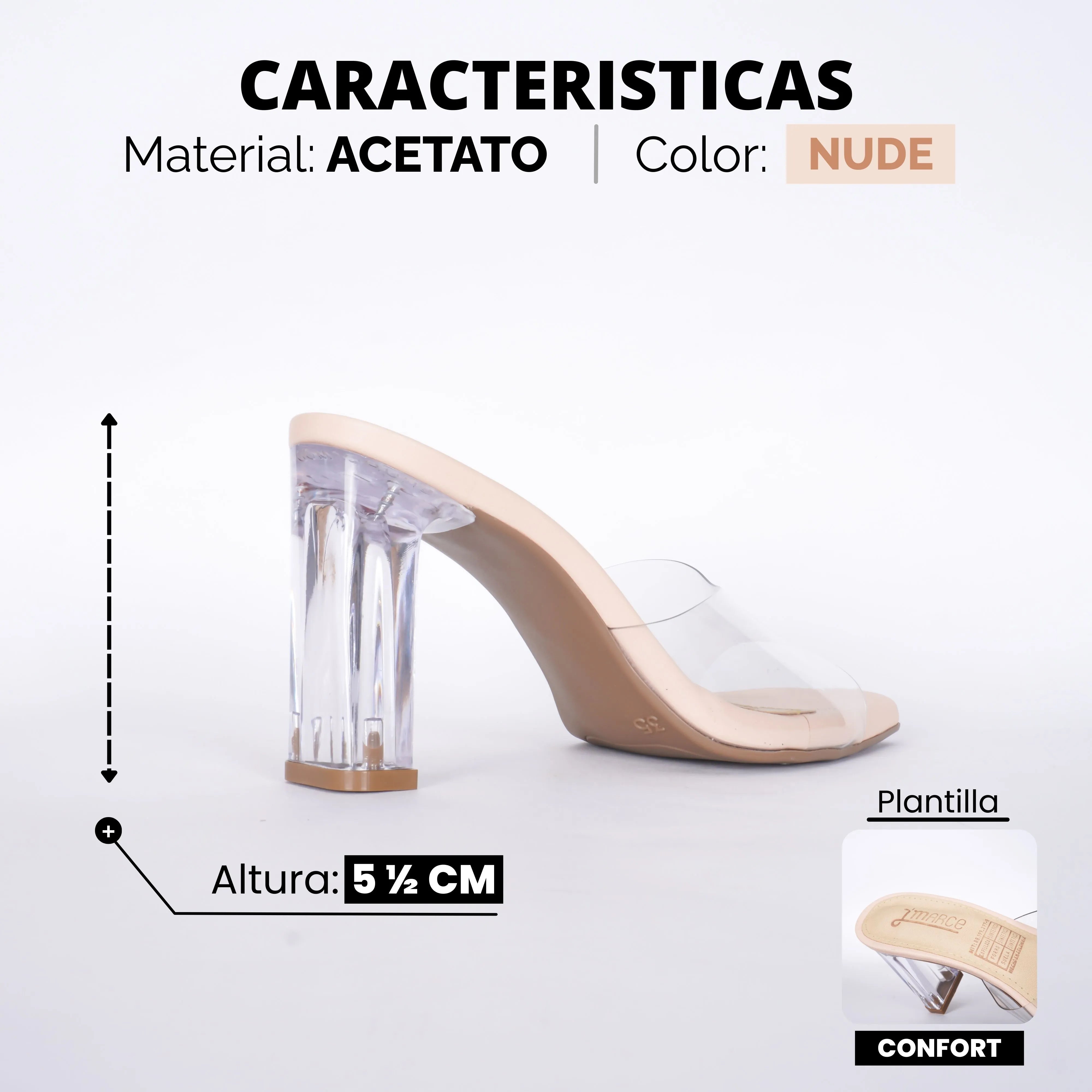 Tacón Cristal Velcina 2512